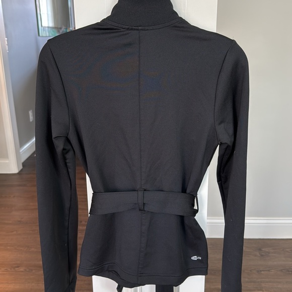 Adidas climalite black zip up belted jacket XS - Picture 3 of 11